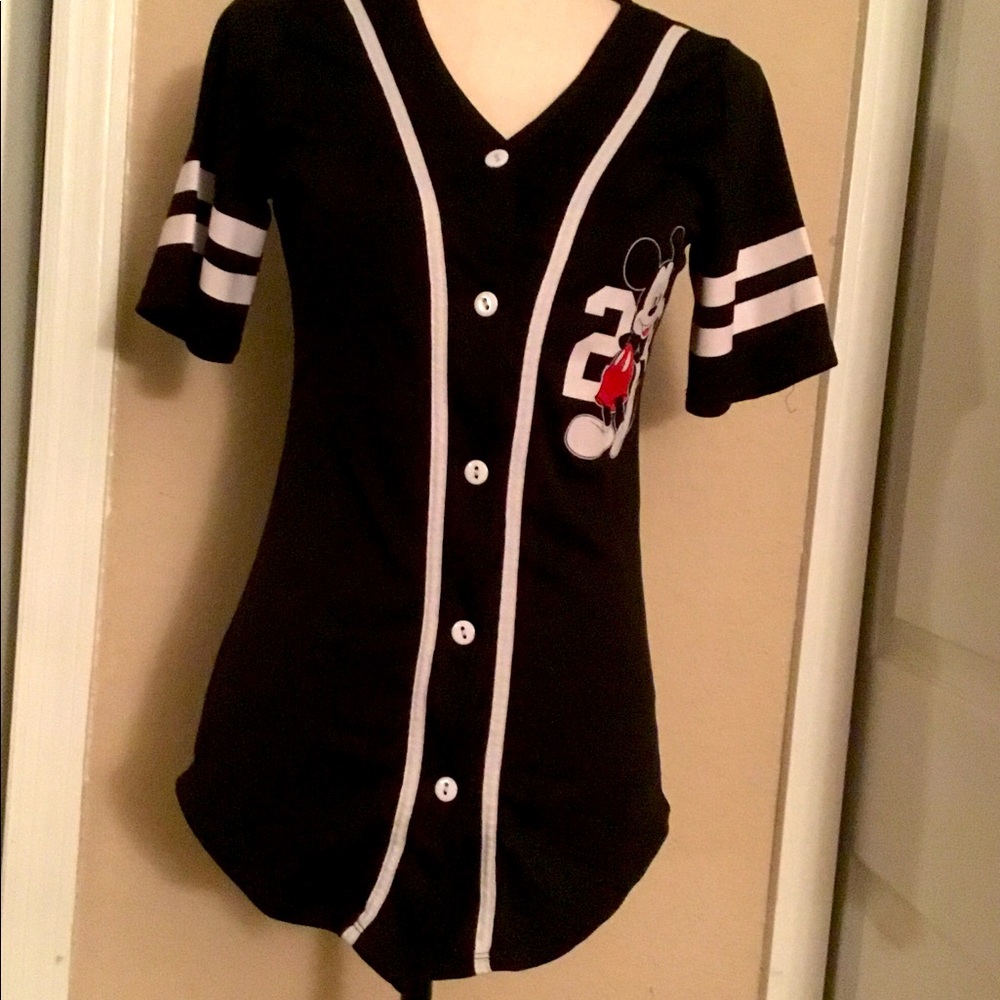 Mickey Mouse Black and white Jersey Small
